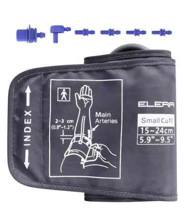 Pediatric blood pressure cuff replacement- Comfortable small cuff for children and women with a thin upper arm 15-24 cm arm circumference compatible with most blood pressure measuring devices- 6 connections S+6 connections
