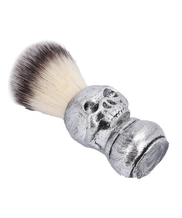 Buy Men s Skeleton Shaped Beard Shaving Brush - Silver Skull Grooming Tool for Perfect Grooming - Buy Online on GoSupps.com