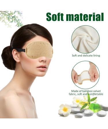 Organic Castor Oil Eye Mask Pack - 2 Reusable Wraps for Moisture Eyelash & Eyebrow Growth Dark Circles & Wrinkle Relief - Buy Online on GoSupps.com