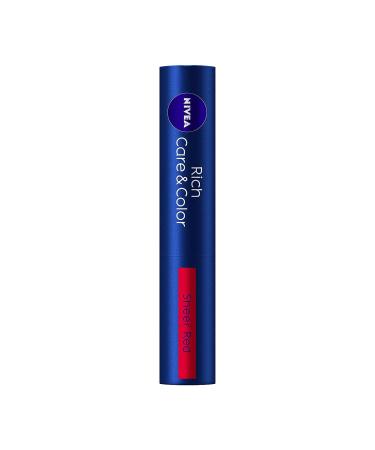 Nivea Rich Care & Color Lip Sheer Red 2g - Moisturizing Lipstick - Buy Online on GoSupps.com