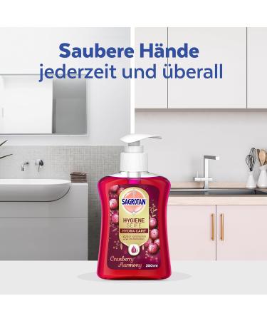 Sagrotan Hand Soap Cranberry Limited Edition - 6 x 250ml Value Pack | Premium Liquid Soap for Healthy Hands - Buy Online on GoSupps.com