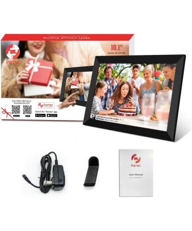 FRAMEO 10.1-Inch Smart WiFi Digital Photo Frame | 1280x800 IPS LCD Touch Screen | Auto-Rotate | Built-in 16GB Memory | Share Moments Instantly via Frameo App | Portrait and Landscape - Buy Online on GoSupps.com