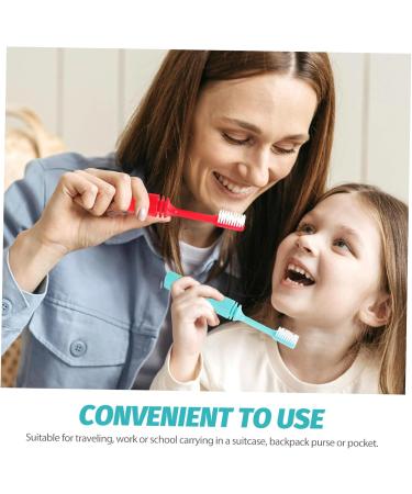Healvian 2-Pack Travel Toothbrush | Portable Oral Care Solution for Personal Use & Outdoor Adventures - Buy Online on GoSupps.com