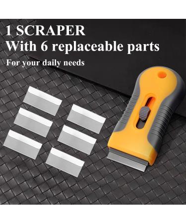 Surcotto Glass Hob Oven Cleaning Tool with 6 Replacement Spare Parts - For Ceramic Hobs, Oven Doors & Windows - Buy Online on GoSupps.com