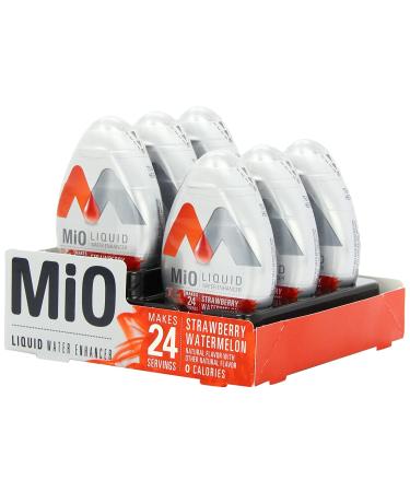 MiO Liquid Water Enhancer Strawberry Watermelon 1.62oz (Pack of 12) - Delicious Flavor Boost - Buy Online on GoSupps.com