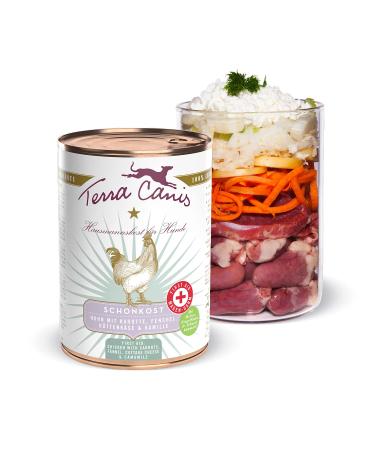 Terra Canis Huhn Carrot & Fennel - First AID Aid Gastrointestinal Cast 400g I Premium Dietary supplement in 100% food quality of all raw materials I allergen grain - & gluten -free 400 g (1 Pack)
