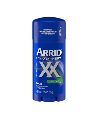 Arrid 2.6oz Solid XX Ultra Fresh Deodorant (76ml) - 2 Pack - Buy Online on GoSupps.com