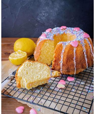 RUF Lemon Cake Baking Mix - Fruity & Fresh with Natural Lemon Flavor | Juicy Sponge Cake & Glaze - International Shipping Available - Buy Online on GoSupps.com