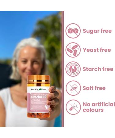 Healthy Care Super Cranberry 25000-90 Capsules - Buy Online on GoSupps.com