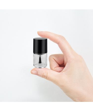 6PCS 10ML Empty Nail Polish Glass Bottles with Brush Cap, Funnel & Mixing Balls - Buy Online on GoSupps.com