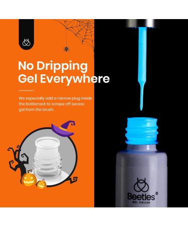 Beetles Glow in the Dark Gel Nail Polish - Luminous Blue Halloween Nail Art Soak Off UV/LED 7ml Perfect Gift for Women - Buy Online on GoSupps.com