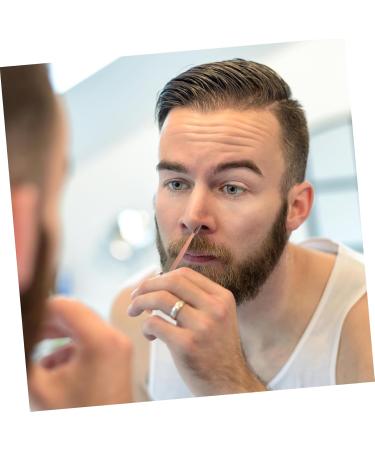 ROMISBABA 12 Pieces Manual Ear Hair Trimmer for Adults Double Sided Hair Remover with Soft Cleaning Brush Reliable in Caramel Color - Buy Online on GoSupps.com