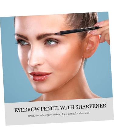 Hemoton 8pcs Pencil Sharpener Eyebrow Pencil Eyebrow Pencils Makeup Accessories Makeup Tool 2 in 1 Eyebrow Pencil Makeup Pencils Eyebrow Pencil with Sharpener 1 count (Pack of 1) Black - Buy Online on GoSupps.com