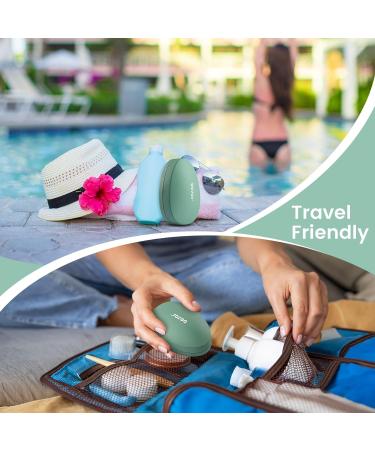 BEZOX Nano Glass Foot File Callus Remover - Gentle Pumice Stone & Portable Pedi Egg for Effective Foot Care - Green - Buy Online on GoSupps.com