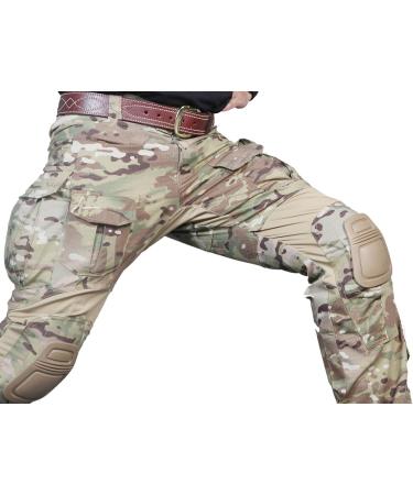 Human Military Paintball Wargame Pants Combat Gen3 Tactical Trousers & Knee Pads - Multicam MC L (34) | International Shipping Available - Buy Online on GoSupps.com