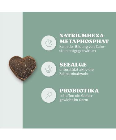 Mammaly Dental Care Snacks for Dogs - Fresh Smile Bad Breath Remedy Fressnapf Award Winner - 270 Snacks (3 Pack) - Buy Online on GoSupps.com