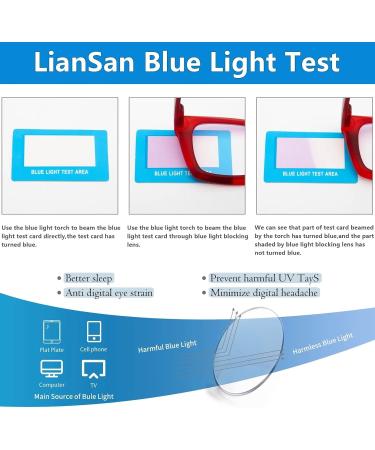 Amorays Oversize Square Frame Reading Glasses with Anti-Blue Light Lenses | Vintage Style +1.50 Readers for Men & Women - Model 6561 Red - Buy Online on GoSupps.com