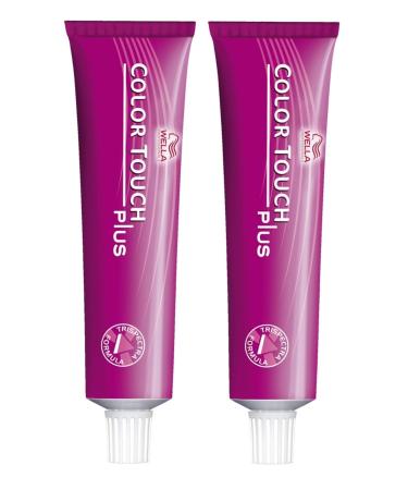 2er Wella Professionals Color Touch Plus 44/07 Mittelbraun Intensiv Natur Braun 60 ml