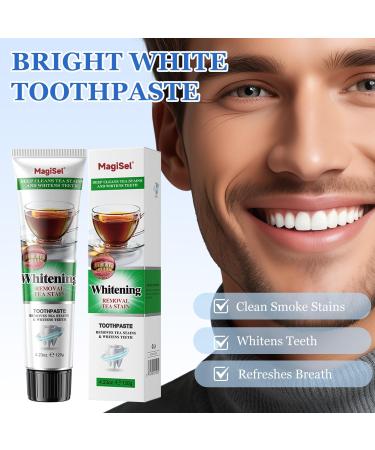 MagiForeign Whitening Toothpaste thorough cleaning of tea stains gentle and effective cleaning fresh breath gum care 120 g - Buy Online on GoSupps.com