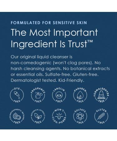 Vanicream Liquid Cleanser - 8 fl oz | Unscented Gluten-Free Formula for Sensitive Skin | Pack of 2 - Buy Internationally - Buy Online on GoSupps.com