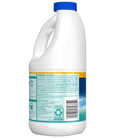 Clorox Splash-Less Bleach Clean Linen 40oz - Powerful Stain Remover with Splatter-Free Pour, Package Varies - Buy Online on GoSupps.com