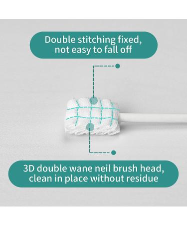 Esonto Baby Tongue Cleaner & Toothbrush Set | 30 Disposable Infant Toothbrushes | 2 Finger Toothbrushes | Baby Oral Cleaning Stick | Dental Care for Ages 0-36 Months - Buy Online on GoSupps.com