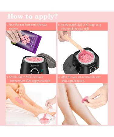 ANREACHO 17.5oz Wax Beads for Hair Removal | Brazilian Waxing Beads for Bikini, Face & Body | At-Home Hard Wax Beans Refill Kit - 10pcs Included - Buy Online on GoSupps.com