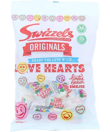 Sachet Swizzels Love Hearts - 170 g - Lot de 3
