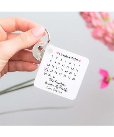 Personalised Drifting Ducks Daddy Keyring - Father's Day New Baby Gift - Buy Online on GoSupps.com