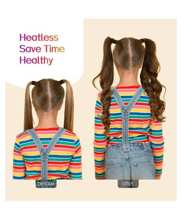 Long Hair Heatless Curler Kit - 61 Extra-Long Rod Headband for Overnight Soft Cotton Curls - Pink Velour Ribbon for Women - Buy Online on GoSupps.com