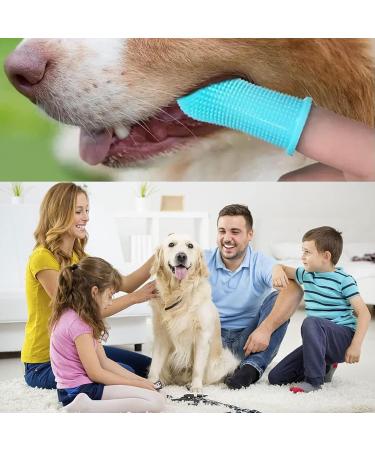 4pcs Dog Toothbrush Dog Finger Toothbrush Dog Toothpaste Finger Toothbrush Dog Dog Toothbrush Finger Cat Toothbrush For Dogs Cats And Small Pets Dental Care Easy Dog Teeth Cleaning - Buy Online on GoSupps.com