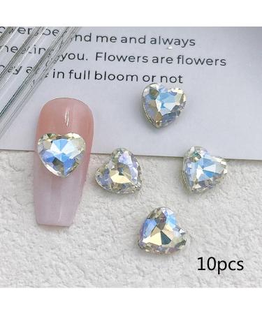 Shape Art Pointed Back Rhinestones for Water Heart Rhinestones Pointed Back Art Charm - Buy Online on GoSupps.com