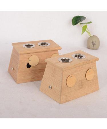 Moxa Box - Moxibustion Stick Holder - Bamboo Moxa Moxibustion Box with Multi Holes Moxa Stick Holder for Relieving Fatigue Fovolat - Buy Online on GoSupps.com