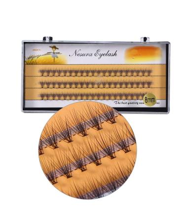 Shop Anggrek Natural Soft False Eyelash Extensions | 9mm Fluffy Cat Eye Fans | 60 PCs Volume Knots for Ultimate Glam - Buy Online on GoSupps.com