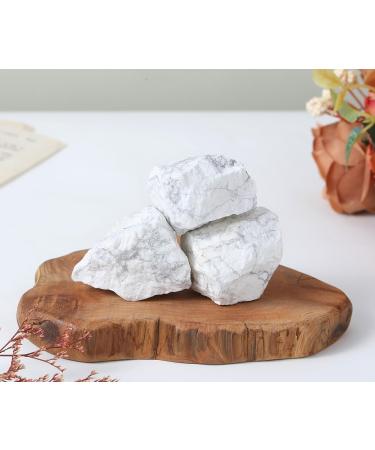 XIANNVXI Turquoise Howlite Raw Crystal 1.77-2.17 Inches - Natural Healing Stone for Crystal Lovers and Collectors - Buy Online on GoSupps.com