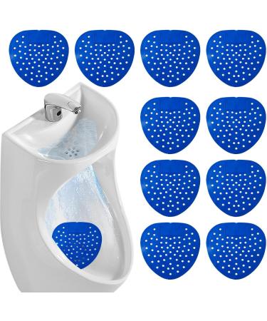 WOBBLO Urinal Deodorant Screen | Air Freshener Natural Urinal Mat Multifunctional Safe for Bathrooms Bathrooms Homes Hotels Blue (10 Pieces) - Buy Online on GoSupps.com