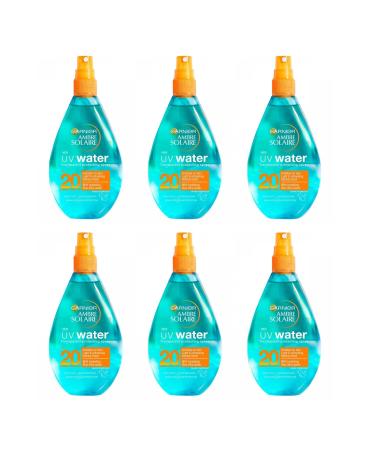 Garnier Ambre Solaire UV Water SPF 20 Spray - Multibuy 6 x 150ml - Buy Online on GoSupps.com