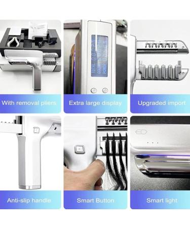 6D Hidden Hair Extensions 5-Pin Hair Extension Gun for Salons 30min Quick-operated Non-marking Hair Extension Tool with Remover Tool Fast Installation and Removal - Buy Online on GoSupps.com