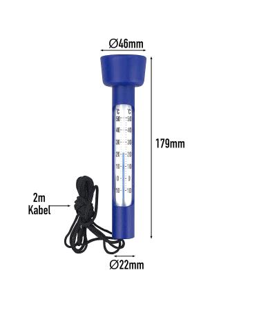 Buy Floating Pool Thermometer | Analog Water Temperature Gauge for Spa & Whirlpool | Accurate & Durable Swimming Accessories - Buy Online on GoSupps.com