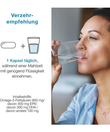 Highly Purified Omega 3 Fish Oil Capsules | 1 000 mg Omega-3 Fatty Acids (300 mg DHA & 400 mg EPA) | Triglyceride Form | 3-Month Supply - Shop Now! - Buy Online on GoSupps.com