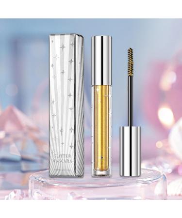 Glitter Mascara for Women | Glitter Mascara for Women | Waterproof Curling Lash Mascara | Long-Lasting Thickening Mascara for Women Natural Makeup for Concert Parties - Buy Online on GoSupps.com