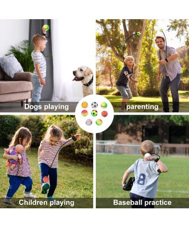 Moerae 8-Piece Jumping Ball Set - Stress Relief & Finger Exercises for Kids & Adults - 6cm Wrist Return Balls with Rubber Bands - International Shipping Available - Buy Online on GoSupps.com