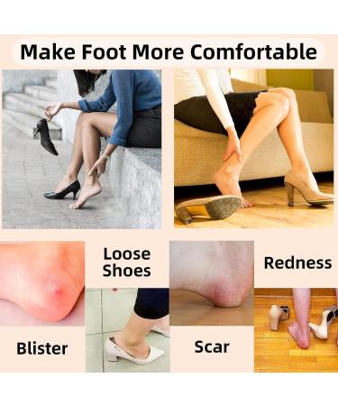 Heel Pads for Women - 6 Pairs Cushions, Grips & Inserts for High Heels - Foot Pads for Pain Relief - Black - Buy Online on GoSupps.com