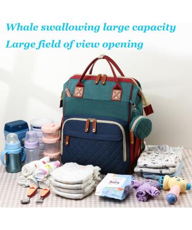 Fexkean Large Capacity Baby Diaper Bag Backpack - Portable Travel Diaper Bag with Foldable Bed & Multi-Functionality - Ideal for Parents on the Go - Buy Online on GoSupps.com