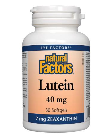 Natural Factors Lutein 40 mg 30 Softgels
