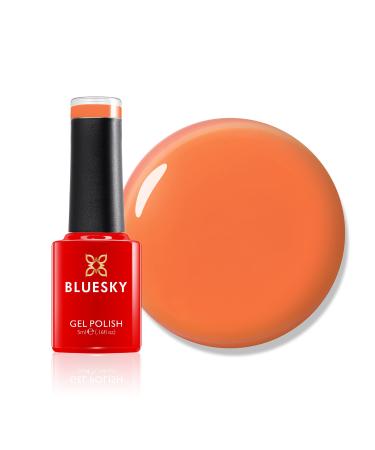 BLUESKY Gel Nail Polish Some Like It Hot SS2319 Orange Long Lasting Chip Resistant 5 ml Requires Drying Under UV LED Lamp