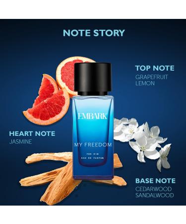 EMBARK My Freedom For Him Menspremium Perfume Liquid - 30Ml | Eau De Parfum | Aquatic And Fresh Fragrance - Buy Online on GoSupps.com