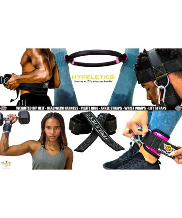 HYPELETICS 18 Competition Grade Weightlifting Wrist Wraps - Support for Workouts & Wrist Pain - Black Wrist Brace - Buy Online on GoSupps.com