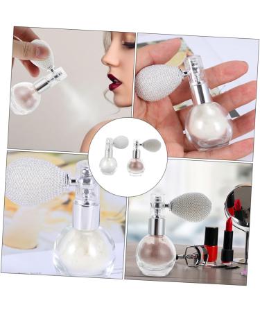 FOMIYES 2pcs Spray Glitter Crystal Perfume Bottle Pump Bottle Face Makeup Glitter Sprayer Sequins Luster As Shown 1 7.5x6cm - Buy Online on GoSupps.com