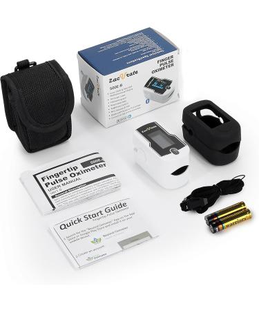 2024 Zacurate 500E-B Wireless Bluetooth Fingertip Blood Pulse Oximeter - Accurate SpO2 Heart Rate Monitor & FREE App - International Shipping Available - Buy Online on GoSupps.com
